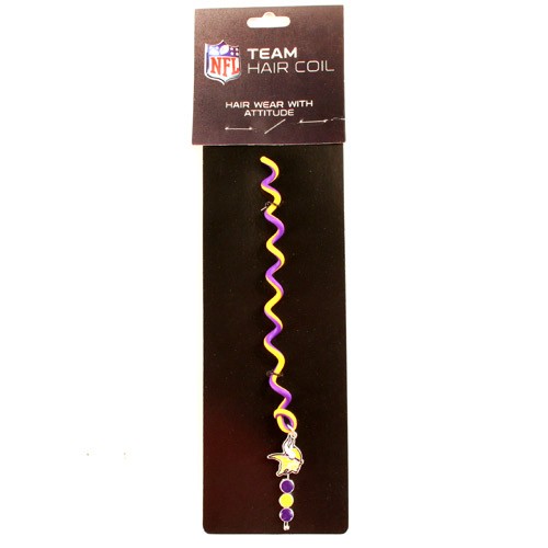 Special Buy - Minnesota Vikings Hair Coil - 12 For $24.00 - Wholesale Minnesota Vikings Products - Vikings Merchandise 2