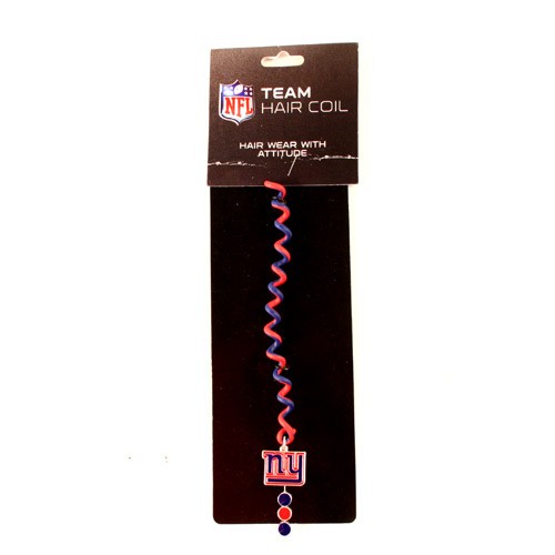 Special Buy - New York Giants Hair Coils - 12 For $24.00 - Wholesale New York Giants Product - Giants Merchandsie