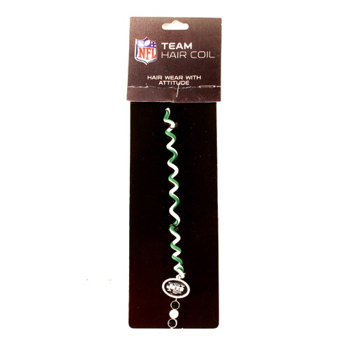 Special Buy - New York Jets Hair Coils - 12 For $24.00 - Wholesale New York Jets Products - Jets Merchandise