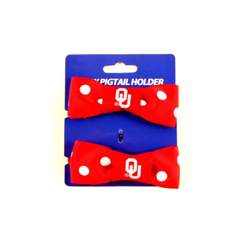 Special Buy - Oklahoma Sooners - 2Pack Set Bow Style Ponies - 12 Sets For $18.00 - Oklahoma