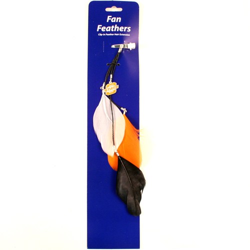 Special Buy - Oklahoma State - Feather Hair Clips - 12 For $24.00 - Oklahoma State