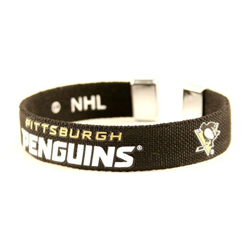 Special Buy - Pittsburgh Penguins Bracelets - Ribbon Style - 12 For $27.00 - Pittsburgh Penguins
