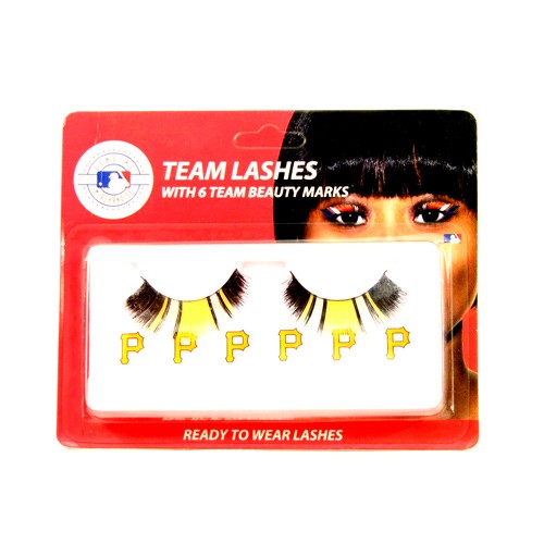 Special Buy - Pittsburgh Pirates Team Eyelash Sets - 12 Sets For $24.00 - Wholesale Pittsburgh Pirates Products - Pirates Merchandise