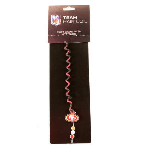 Special Buy - San Francisco 49ers Hair Coil - 12 For $24.00 - Wholesale San Francisco 49ers Product - 49ers Merchandise