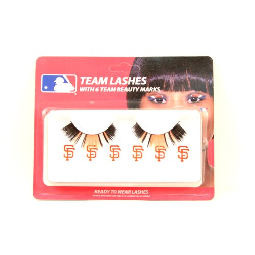 Special Buy - San Francisco Giants Team Eyelash Sets - 12 Sets For $24.00 - Wholesale San Francisco Giants Products - Giants Merchandise