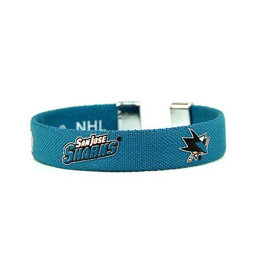 Special Buy - San Jose Sharks Bracelets - Ribbon Style - 12 For $27.00 - San Jose Sharks