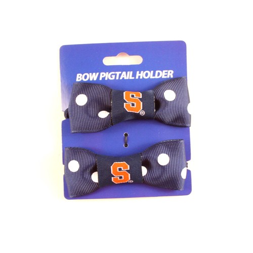 Special Buy - Syracuse Orangemen - 2Pack Set Bow Style Ponies - 12 Sets For $18.00 - Syracuse