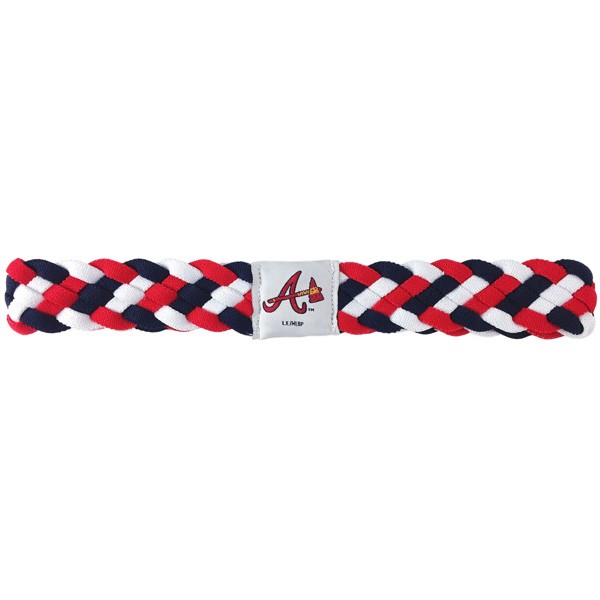 Atlanta Braves Headbands - Braided Style - 12 For $24.00 - Wholesale Atlanta Braves Product - Braves Merchandise