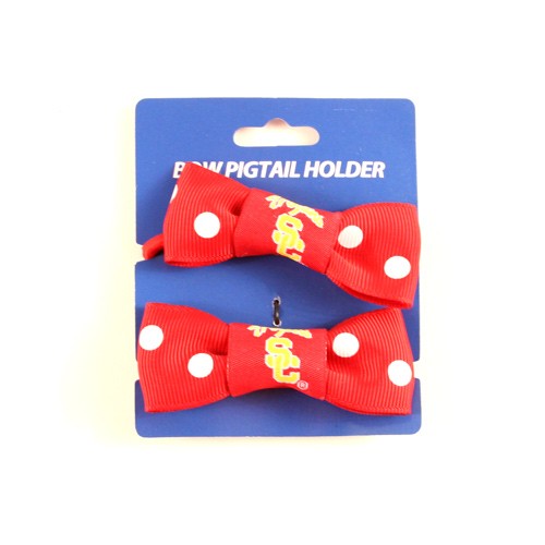 Special Buy - USC Trojans - 2Pack Set Bow Style Ponies - 12 Sets For $18.00 - USC Trojans