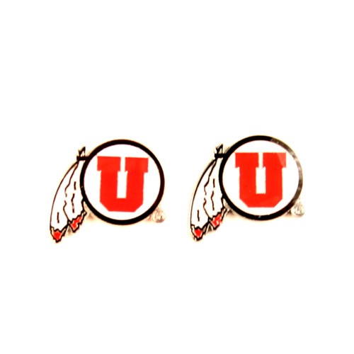 Special Buy - Utah Utes Earrings - POST Amco Style - 12 Pair For $30.00 - Utah Utes