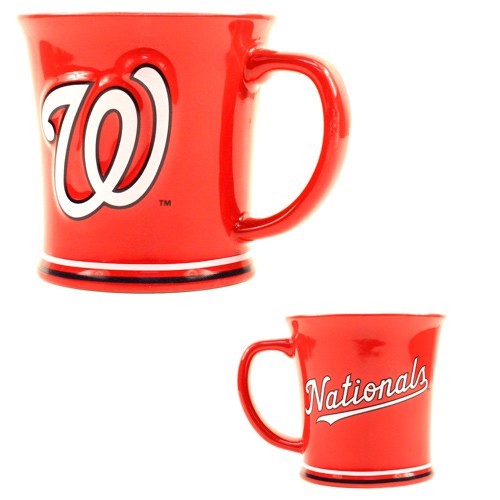 Special Buy - Washington Nationals Mugs - 15OZ Sculpted Team Mugs - 12 For $36.00 - Wholesale Washington Nationals Products - Nationals Products