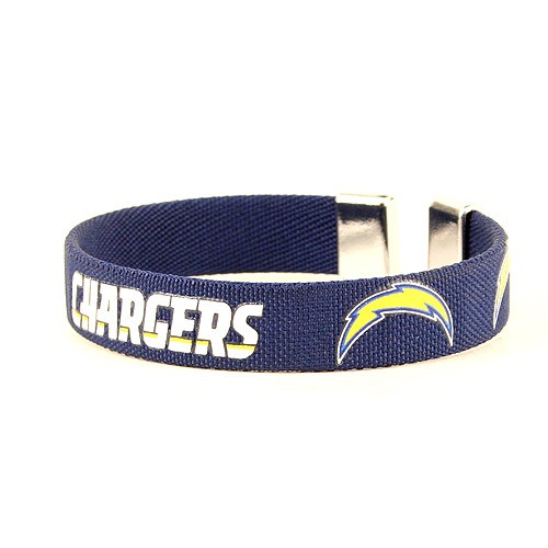 Special Import - Los Angeles Chargers Bracelets - Ribbon Style - (May Be Different Pattern Then Pictured) - 12 For $18.00 - Wholesale Los Angeles Chargers Products - Chargers Merchandise