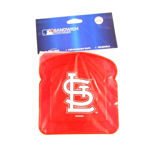 St. Louis Cardinals Containers - Sandwich Containers - 12 For $24.00 - Wholesale St Louis Cardinals Products - Cardinals Merchandise