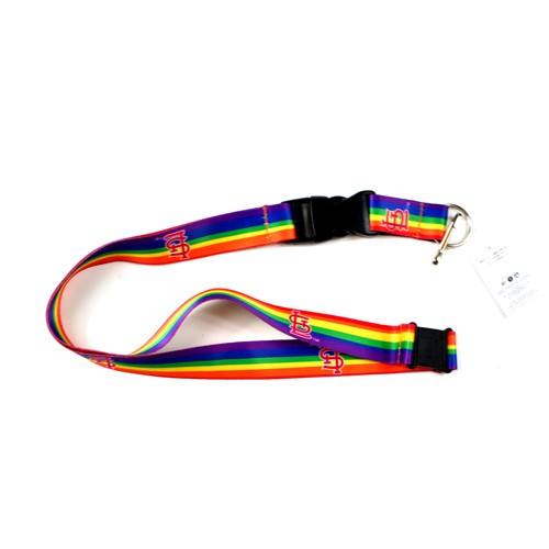 St. Louis Cardinals Lanyards - Premium Rainbow Style - 12 For $30.00 - Wholesale St Louis Cardinals Products - Cardinals Merchandise