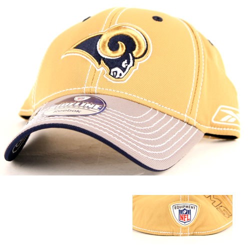 ST. LOUIS RAMS Flex Fit - 2Tone Stiches Caps - 12 For $36.00 - Wholesale Los Angeles Rams Products - Rams Merchandise