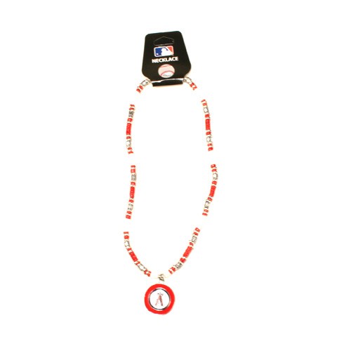 Style Change - Los Angeles Angels Necklaces - 18" Natural Stone - $5.00 Each - Wholesale Los Angeles Angels Products - Angels Merchandise