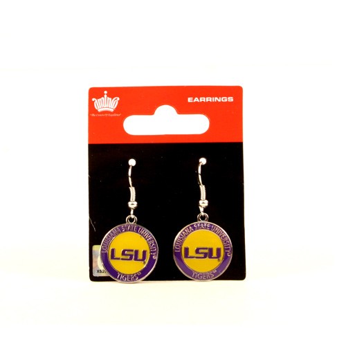 Style Change - LSU Tigers Earrings - The Circle - 12 Pair For $30.00 - LSU