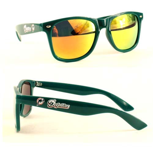 Style Change - Miami Dolphins Wayfarer - Rainbow Lens - 12 Pair For $42.00 - Wholesale Miami Dolphins Products - Dolphins Merchandise 2