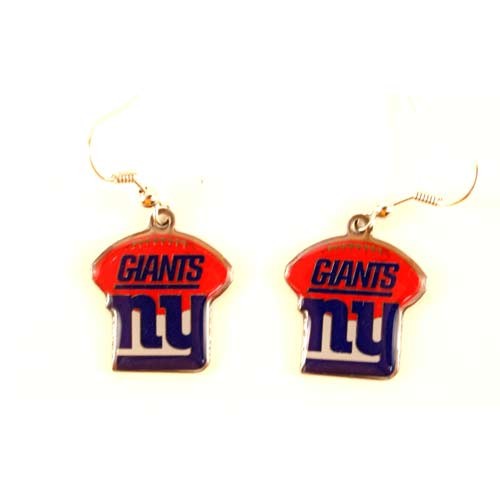 Style Change - New York Giants Earrings - MINX Football Style Dangle Earrings - 12 Pair For $30.00 - Wholesale New York Giants Product - Giants Merchandsie 2