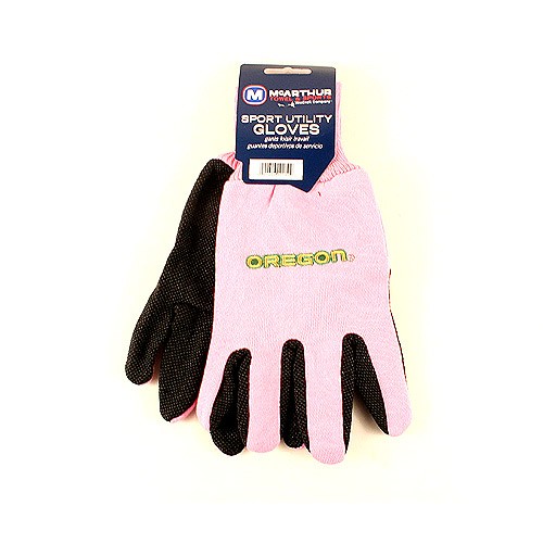 Style Change - Oregon Ducks Gloves - PINK 2Tone - 12 Pair For $30.00 - Oregon Ducks