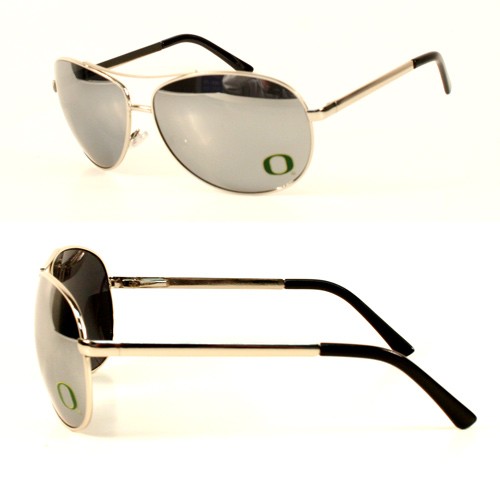 Style Change - Oregon Ducks Sunglasses - Mirrored Aviators - 12 Pair For $48.00 - Oregon Ducks
