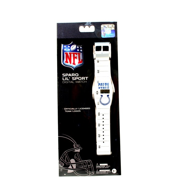 Super Buy - Indianapolis Colts Watches - Youth Digital Game Day Watch - 12 For $60.00 - Wholesale Indianapolis Colts Products - Colts Merchandise