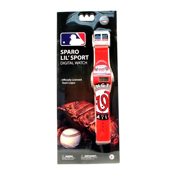 Super Buy - Washington Nationals Watches - Youth Digital Game Day Watch - 12 For $60.00 - Wholesale Washington Nationals Products - Nationals Products
