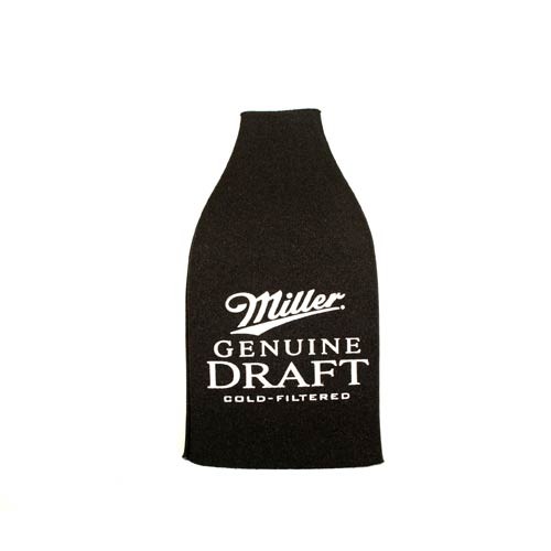 Super Saver - Miller Genuine Draft Black Neoprene Bottle Huggies - 24 For $24.00