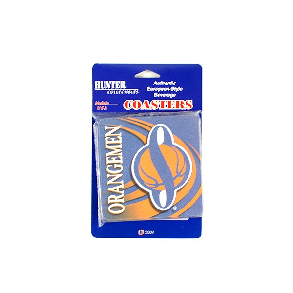 Syracuse Orangemen Coasters - 6Pack Perfboard Euro Style Coaster Sets - 12 Sets For $18.00 - Syracuse