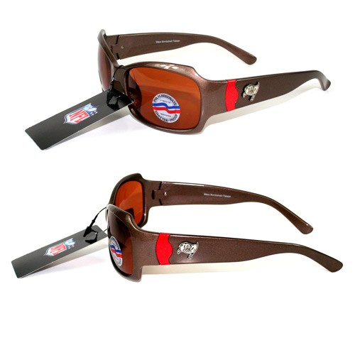 Tampa Bay Buccaneers Sunglasses - The Bombshell Style - Polarized - Tampa Brown - 12 Pair For $60.00 - Wholesale Tampa Bay Buccaneers Products - Buccaneers Merchandise 2