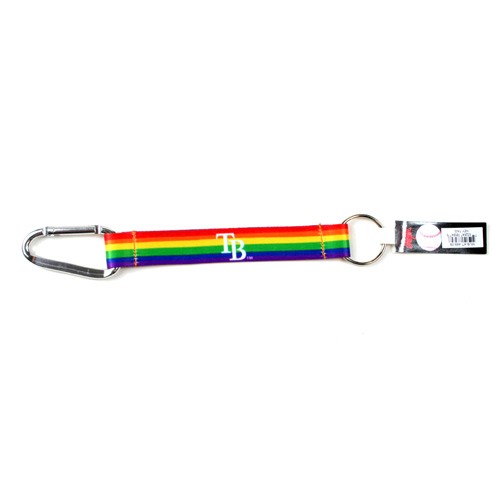 Tampa Bay Rays Carabiners - 8" Rainbow Style - 12 For $24.00 - Wholesale Tampa Bay Rays Products - Rays Merchandise