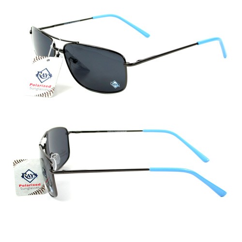 Tampa Bay Rays Sunglasses - Gun Metal Style - 2 Pair For $10.00 - Wholesale Tampa Bay Rays Products - Rays Merchandise