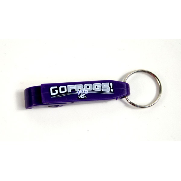 TCU Keychains - Bottle Opener POP IT Style - 24 For $24.00 - TCU