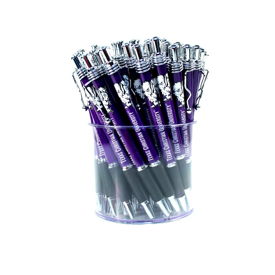 TCU Merchandise - 48 Count Jazz Pen Display - $36.00 Per Display - TCU