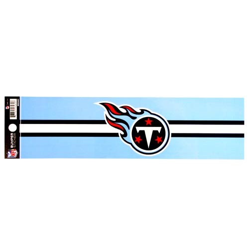 Tennessee Titans - 3"x12" Fan Zone Bumper Stickers - 12 For $15.00 - Wholesale Tennessee Titans Product - Titans Merchandise