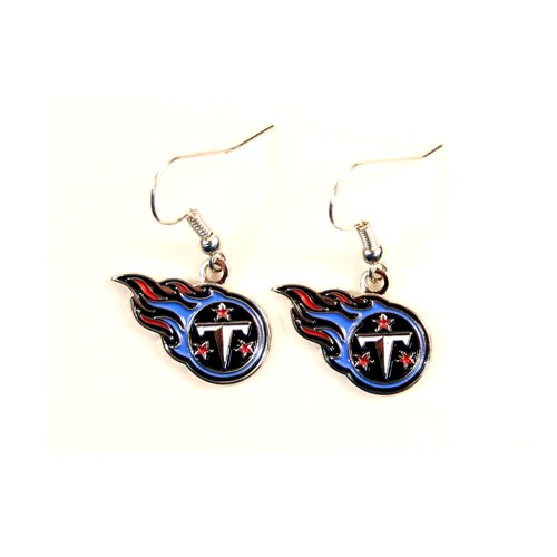 Tennessee Titans Earrings - AMCO Series2 - Dangle Earrings - $3.00 Per Pair - Wholesale Tennessee Titans Product - Titans Merchandise