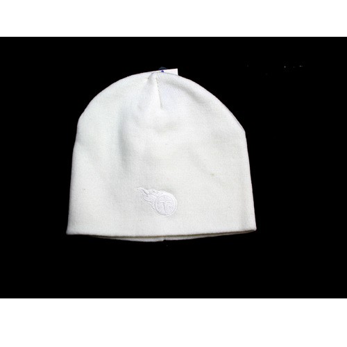 Tennessee Titans Knits - White The Fuzz Style Beanie - $6.50 Each - Wholesale Tennessee Titans Product - Titans Merchandise