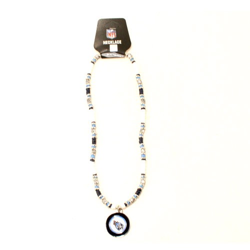 Tennessee Titans Necklaces - 18" Natural Shell With Pendant - 12 Necklaces For $78.00 - Wholesale Tennessee Titans Product - Titans Merchandise 2