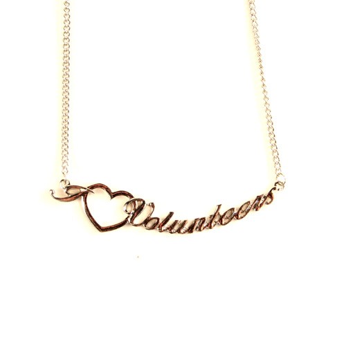 Tennessee Volunteers Necklace - Heart Style - $4.00 Each - Tennessee VOLS