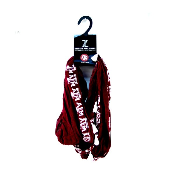 Texas A&M Infinity Scarves - Tassle Style - $8.50 Each - Texas A&M
