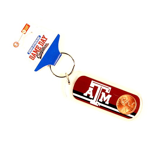 Texas A&M Keychain - Lucky Penny Style - 12 For $24.00 - Texas A&M