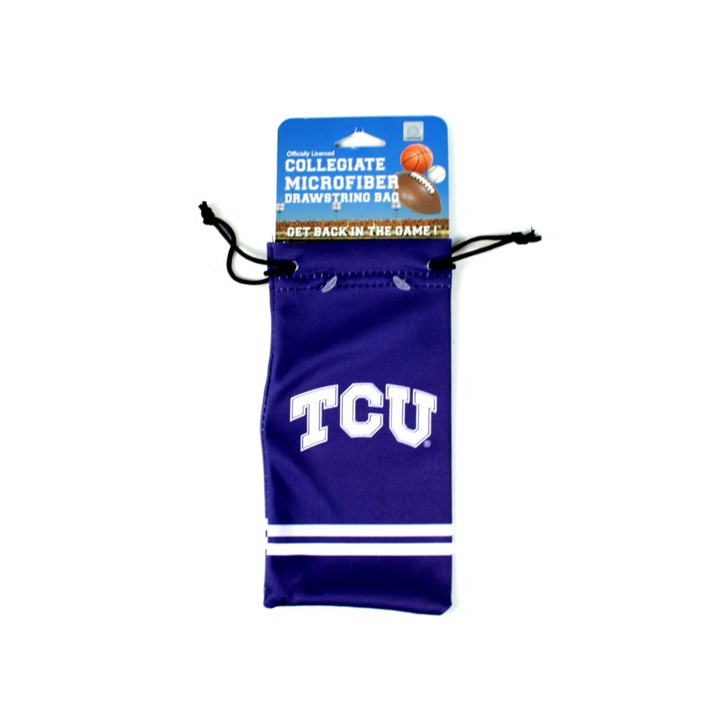 Texas Christian University Bags - Drawstring Sunglass Bags - Cali Style - 12 For $18.00 - TCU