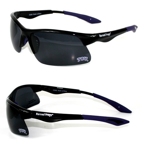 Texas Christian University Sunglasses - CALI05 Blade Style - Polarized - 12 Pair For $48.00 - TCU