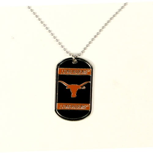 Texas Longhorns Merchandise - Heavyweight Dog-Tags - 12 Dogtags For $39.00 - Texas Longhorns