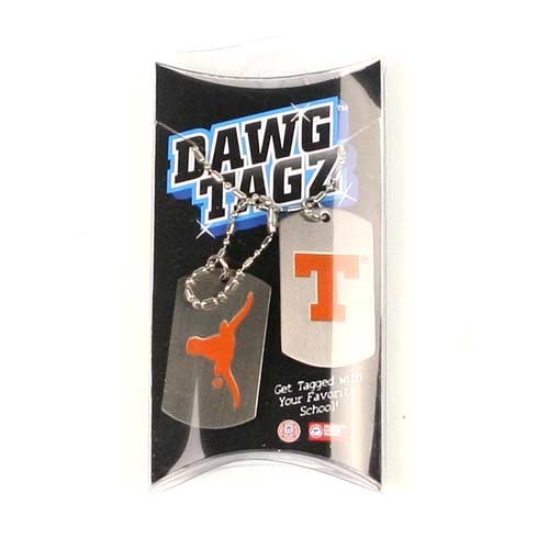 Texas Longhorns Necklace - 2PACK Series7 Dawgtags - 12 Packs For $39.00 - Texas Longhorns
