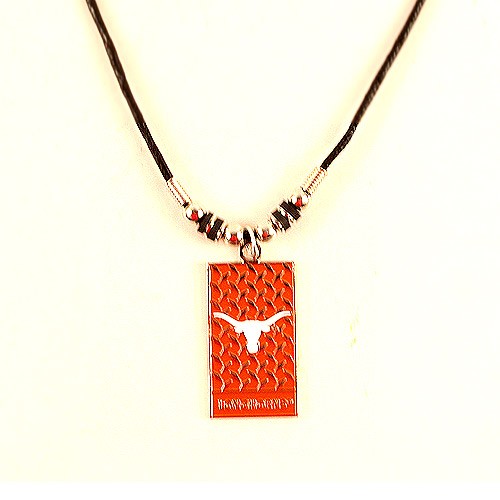 Texas Longhorns Necklaces - Diamond Plate Necklace - $3.50 Each - Texas Longhorns