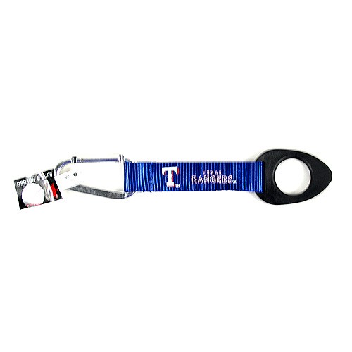 Texas Rangers - Bottle Holder - Carabiner Style - 12 For $24.00 - Wholesale Texas Rangers Products - Rangers Merchandise