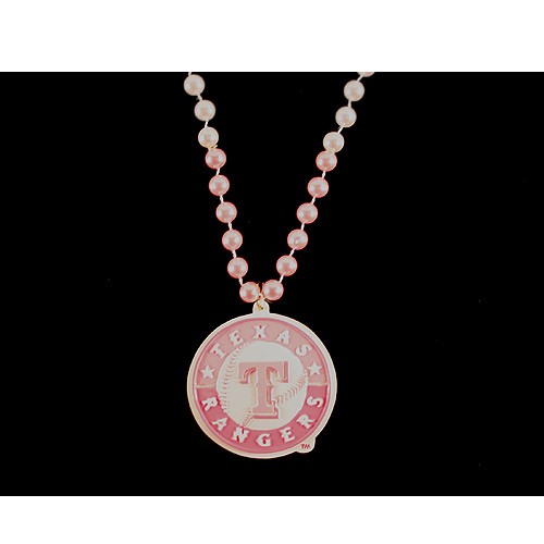 Texas Rangers Beads - PINK Team Beads - $3.50 Each - Wholesale Texas Rangers Products - Rangers Merchandise