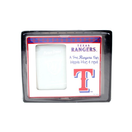 Texas Rangers Frame - Picture Frame True Fan Bleeds Blue And Red Style - 12 For $36.00 - Wholesale Texas Rangers Products - Rangers Merchandise