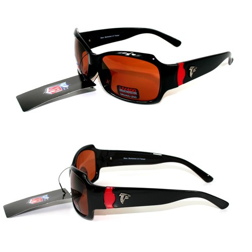 Atlanta Falcons Sunglasses - The Bombshell Style - Polarized - Black - 12 Pair For $60.00 - Wholesale Atlanta Falcons Products - Wholesale Football Gear